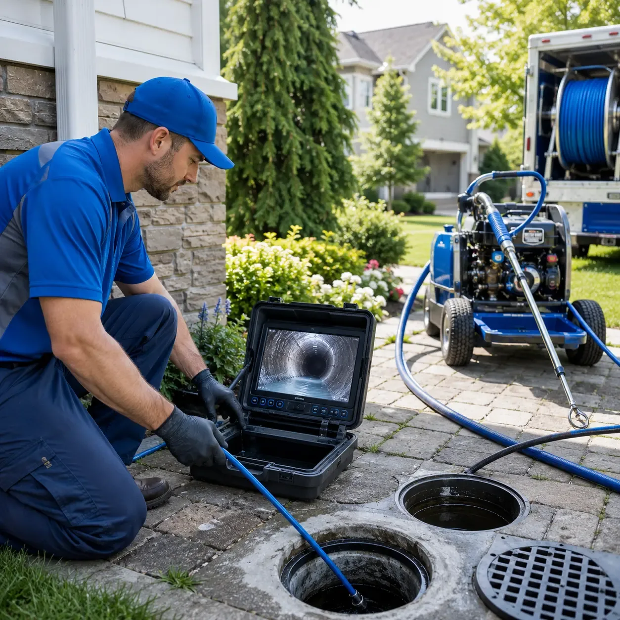 Outdoor drain cleaning professionals serving Columbiana, OH